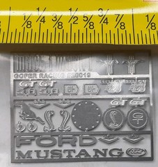 GOFER RACING Ford Mustang Photo Etch Parts Torino MODEL KITS 1/24 1/25 20019