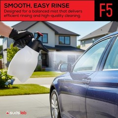 Suds Lab F5 Foam Master Triple-Action Pump Foam Sprayer 70oz Cordless Car Wash B