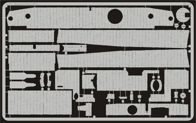 eduard 35442 x 1/35 Tiger I Late Zimmerit detail set for Tamiya