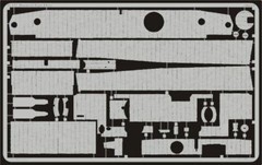 eduard 35442 x 1/35 Tiger I Late Zimmerit detail set for Tamiya