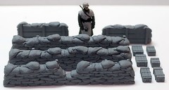 1/35 Sandbag Walls (Fence/Bracing) – Value Gear Details DP005