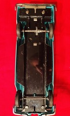 VTG 1958 FORD EDSEL DEALER FRICTION TOY PROMOTION CAR MODEL, TWO TONED METAL
