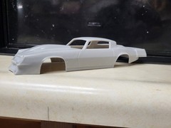 1/24 scale resin 3d printed 1979 Chevy Camaro drag body model slot car