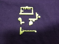 Diamond REO Truck Tractor TURBO & EXHAUST MANIFOLD for 1:25 AMT Model Kit