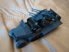 Hasegawa 1/72 Sd.Kfz 7 8 Ton Half Track with 20mm Quad Machine Gun