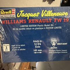 Revell🏁Goodyear🏁Jacques Villeneuve🏎️Formula 1 Champion 1/24 Model Sealed