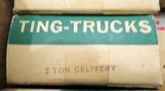 Ting-Trucks 1/4″ to Foot Scale 2 Ton Delivery Truck Balsa Wood Model Complete!