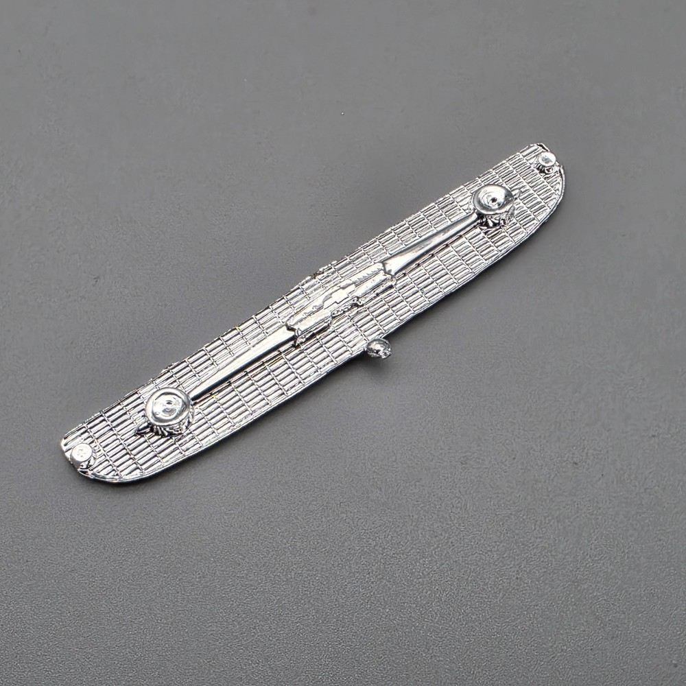 1/25 1/24 Model Car Parts Kit Bash Junkyard Chrome Chevy Bel Air Grille