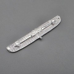 1/25 1/24 Model Car Parts Kit Bash Junkyard Chrome Chevy Bel Air Grille