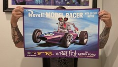 Ed “Big Daddy” Roth Mr. Gasser and Rat Fink Slot Car Box Art Posters set 16×24