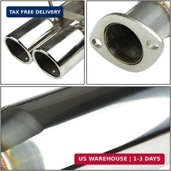 DNA MOTORING CBE-KS05 Stainless Steel Cat Back Exhaust System [Compatible with