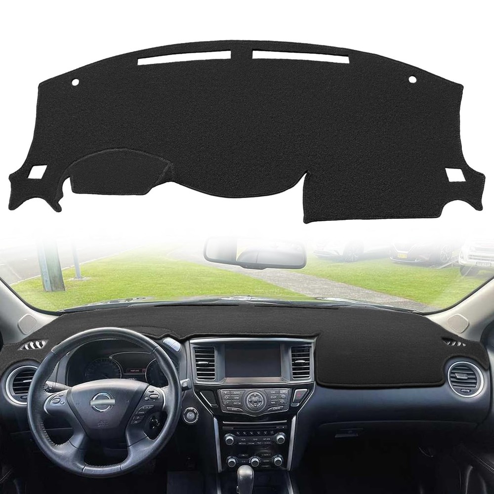 Dash Cover Mat Custom Fit for Nissan Pathfinder Dashboard Cover Pad Carpet Prote