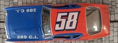 #58 Bob Welborn Studebaker 1/43rd Scale Waterslide Slot Car Decals