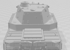 3D printing 1/72/48/35/144/100 Japanese Type 5 Heavy Tank Model Kit