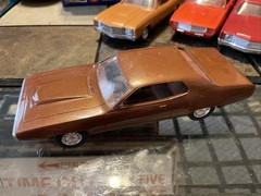 1971 Plymouth roadrunner promo amt Brown 1:25 Scale Model Car Rare Missing Seat