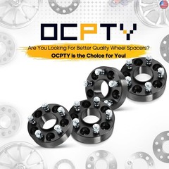 OCPTY 4PCS 5×110 to 5×110 Wheel Spacers 1.5 inch 12×1.25 Studs 65.1mm Hub Bore