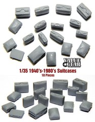 1/35 Suitcases & Brief Case (1940’s-1980’s) – Value Gear Details – Resin Stowage