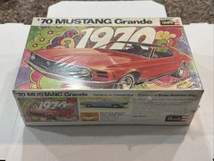 REVELL 1970 MUSTANG GRANDE ORIGINAL FACTORY SEALED KIT! #H1212 CIRCA 1970! VMCP!