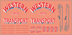 Western Transport Mack B-47 “Western Transport” – Multi-Scale Waterslide Decals