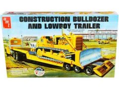 AMT 1:25 SCALE Lowboy Trailer & Bulldozer Combo Kit #1218~NEW in BOX