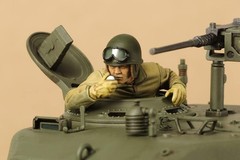 Tamiya 1/48 M4A3E8 Sherman Easy Eight WWII U.S. Tank Model Kit