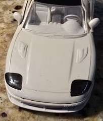 7″ Loose 1992 Dodge Stealth 1/24 Scale Promo Car White Crack In Rear Window