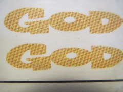 NEW! Godzilla “Spun Gold” 1/25 Decals from Fremont Racing Specialties