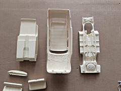 All American Models Resin 1955 Pontiac Safari Station Wagon + Donor Parts 1:25