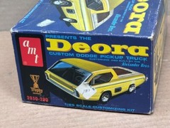 67 Dodge Custom Built Pickup Deora Built AMT Model Pieces 1:24 Original