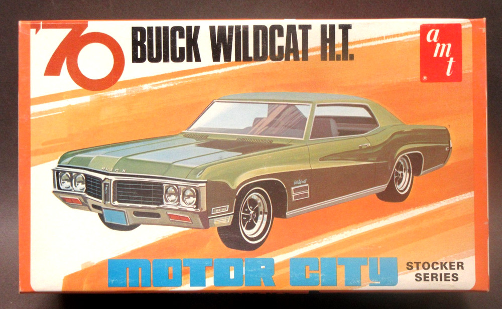 1970 AMT #X853 1970 BUICK WILDCAT H.T. Motor City Stocker Series model kit 1:25