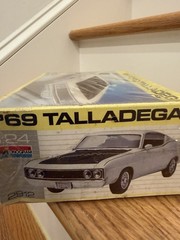 Monogram 1969 Ford Talladega 1/24 Scale Model Kit Imported Vintage Rare