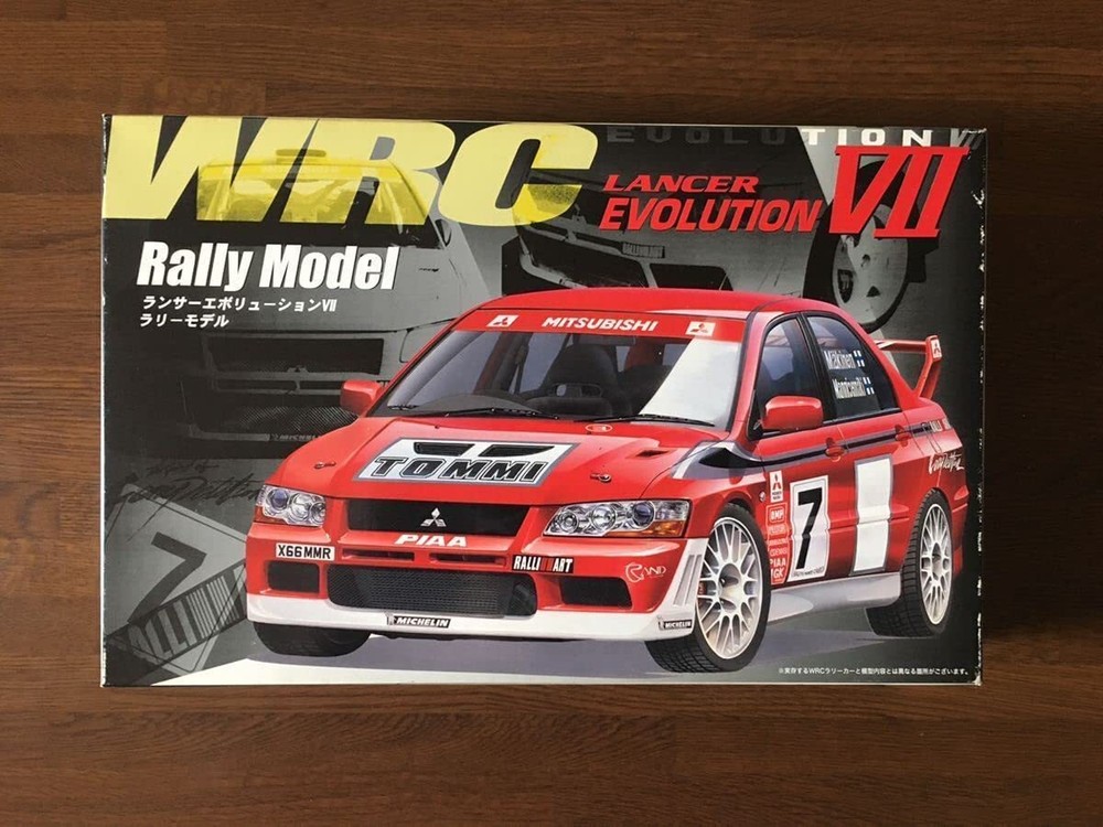 Rare kit Fujimi 1/24 Auto Gallery Lancer Evolution VII Rally Model kit JP 10444