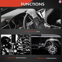 A-Premium Rear Passenger Brake Hydraulic Hose Compatible with Ford and Lincoln