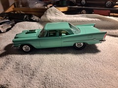 Custom Pre-Built Green Model Car w/ Exposed Engine Ready to Go Single Unit