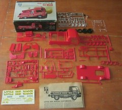 IMC Dodge A100 Pickup Truck Stock Push Car or Little Red Wagon Unbuilt Kit # 107
