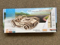 New Sealed 370pc UGEARS Drift Cobra Racing Car Wooden Mechanical Model Kit 14+
