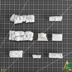 1/35 M18 Hellcat Destroyer Stowage Resin Kit Accessory Set (NO TANK) Unassembled