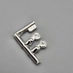 AMT/ERTL 31745 1969 Ford Torino Cobra Parts Kit Bash Chrome Pieces #116