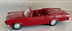 1966 Red Super Sport Chevrolet Convertible Promo Car No Box