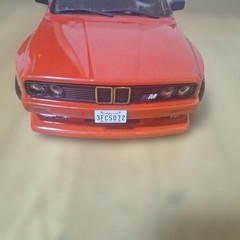 BMW E30 1/10 RC Car Body Shell Marlboro Red LED Headlights