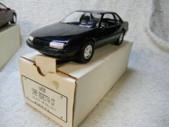 AMT 1/25 SCALE 1989 DEALER PROMO CAR CHEVY BERETTA GT COUPE BLACK METALLIC -MIB