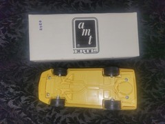 Vintage 1992 AMT ERTL Chevrolet CORVETTE ZR-1 Dealer PROMO Car 6575 Yellow