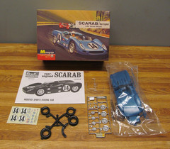1965 / 97 Monogram SCARAB 1:24 Scale Racing Car Model Open Box / Sealed Contents