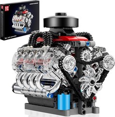 Mini V8 Engine Kits That Runs, Build Your Own Visible Car Motor, Physical Scienc