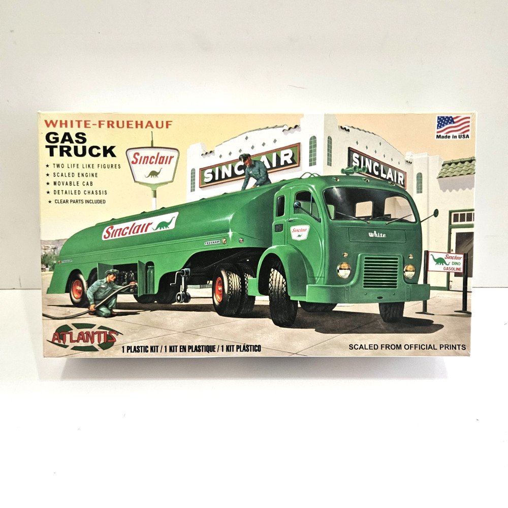 1/48 ATLANTIS WHITE-FRUEHAUF SINCLAIR GAS TRUCK #H1402 NEW SEALED MODEL KIT