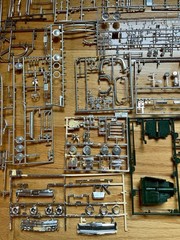 Vintage Model Car Chrome Parts Lot Sprues Trees Original Bags AMT MPC Monogram