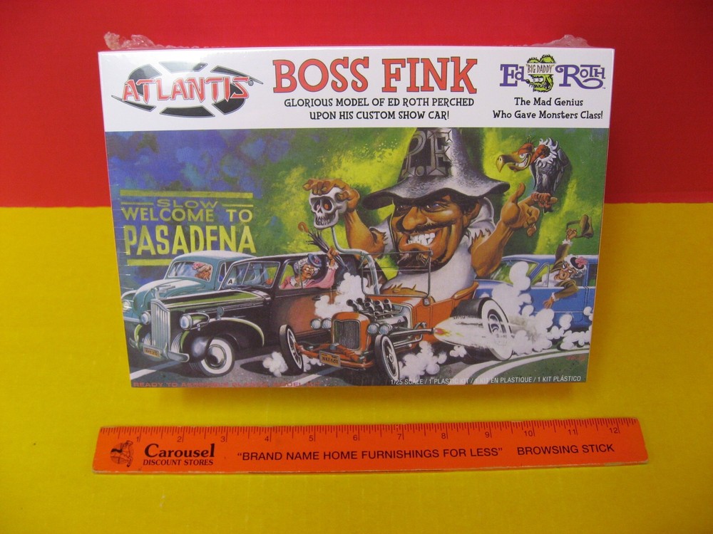 2023 ATLANTIS ED “BIG DADDY” ROTH FIGURE & KUSTOM KULTURE SHOW CAR “BOSS FINK”