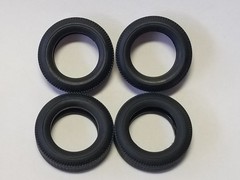 4 TIRES from 1964 Pontiac GTO Polar Lights 1:25 Model Kit 64