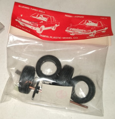 1980’S TAMIYA NISSAN 280X-SE-1L SPORT COUPE LEOPARD MOTORIZED MODEL KIT MIB