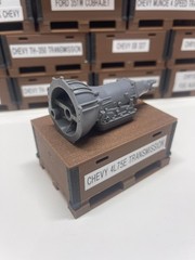 3D Printed CHEVY 4L75E-R Transmission 1/24th – 1/10th Scale kit MADE IN USA